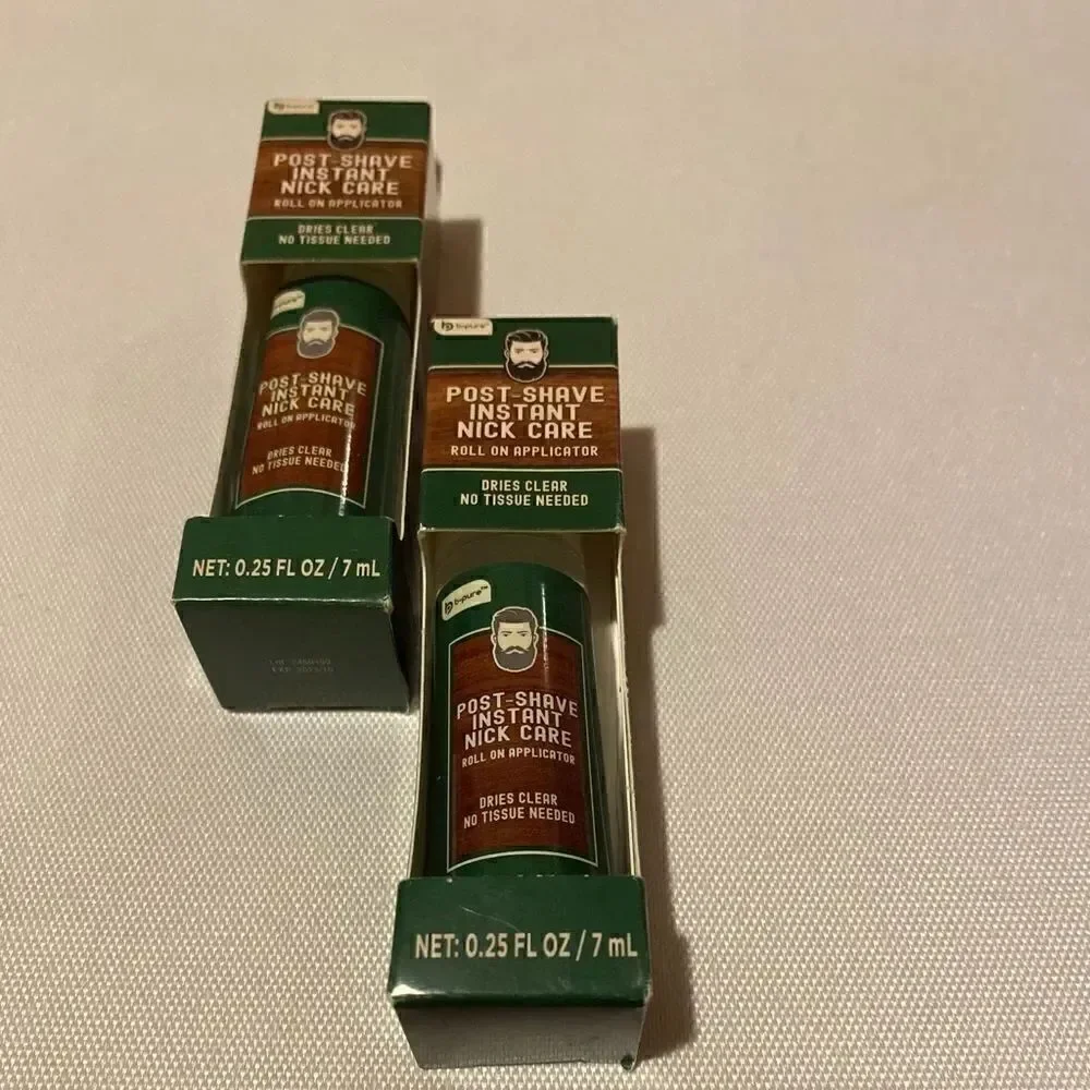 🛍️B-Pure Shave instant Nick Care Roll on Application 0.25FLOZ/7ml (2PK)